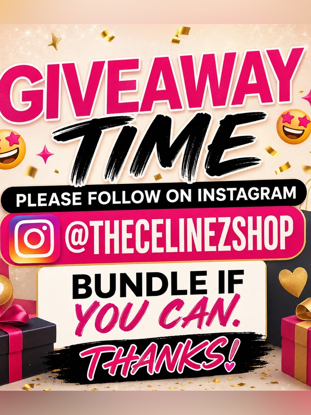 @THECELINEZSHOP FOLLOW ON INSTAGRAM ANS TIKTOK PLEASE